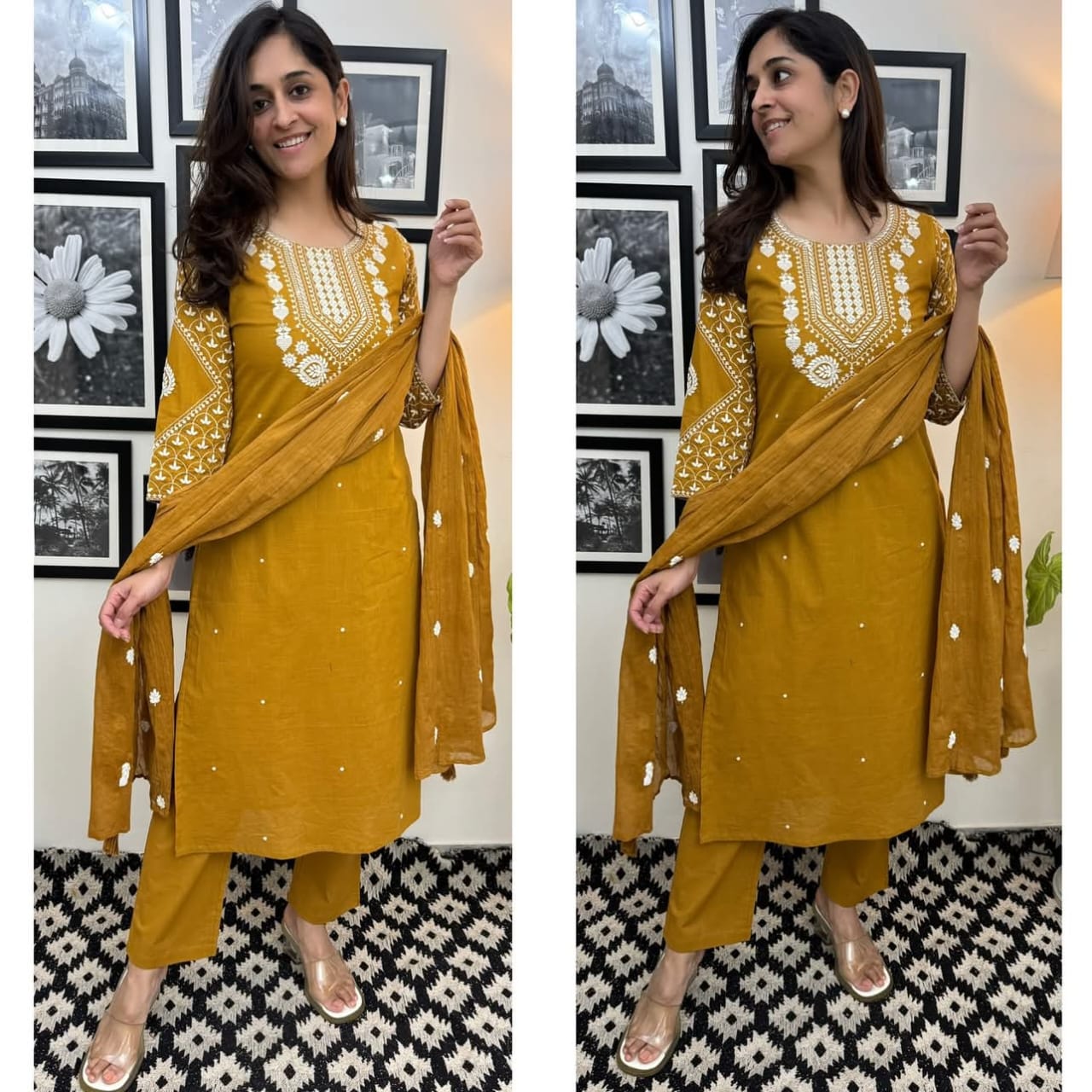 Strength kurta style.. 💐