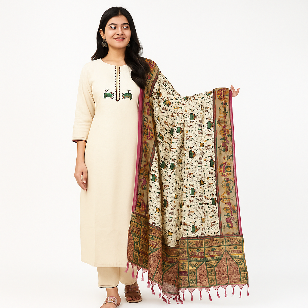 Chanderi Dupatts